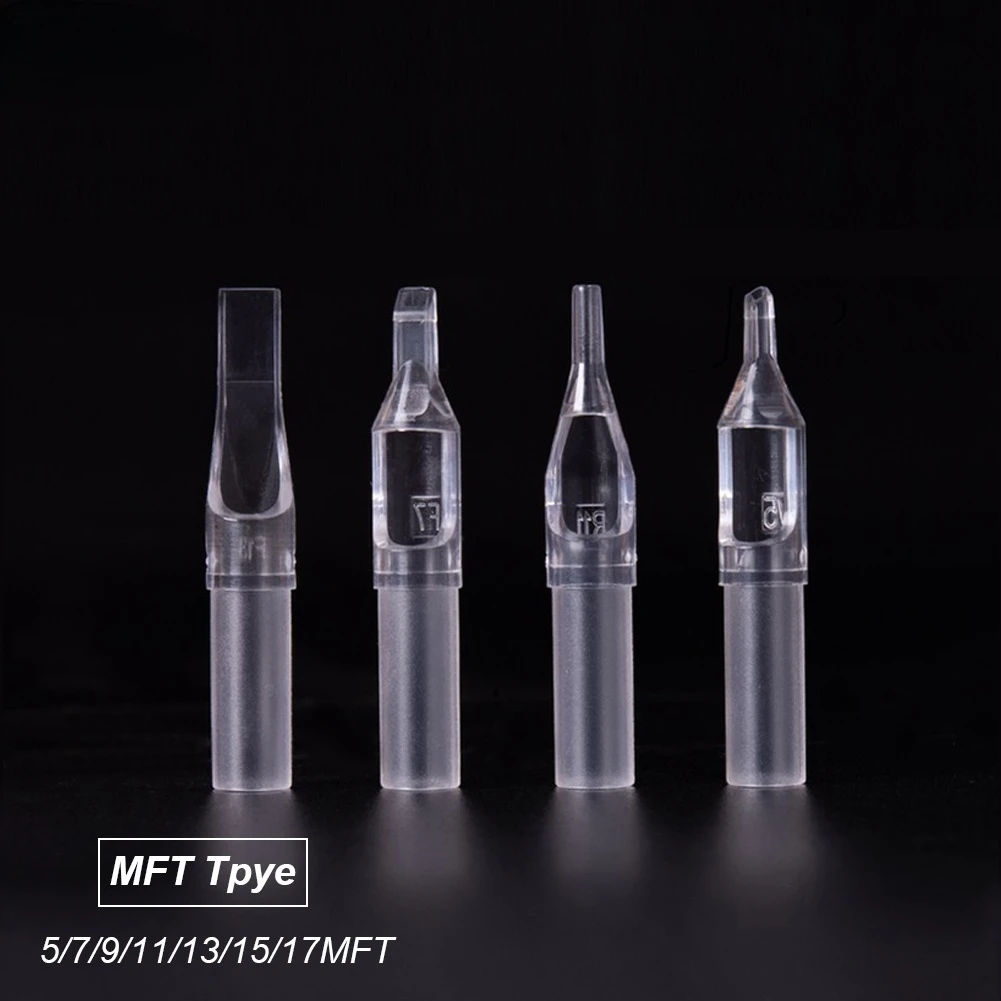 

Одноразовые прозрачные тату-иглы 5/7/9/11/13/15/17 м, 50 шт./корт, набор пластиковых наконечников, стерильная насадка для тату-машины