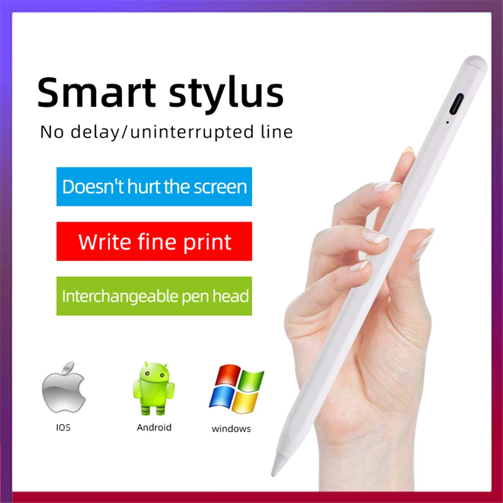 

Стилус для ipad, для huawei, для XiaoMi MiPad 5 Pro 11 "2021 MiPad5, перезаряжаемый стилус, активная ручка с давлением, чувствительная ручка