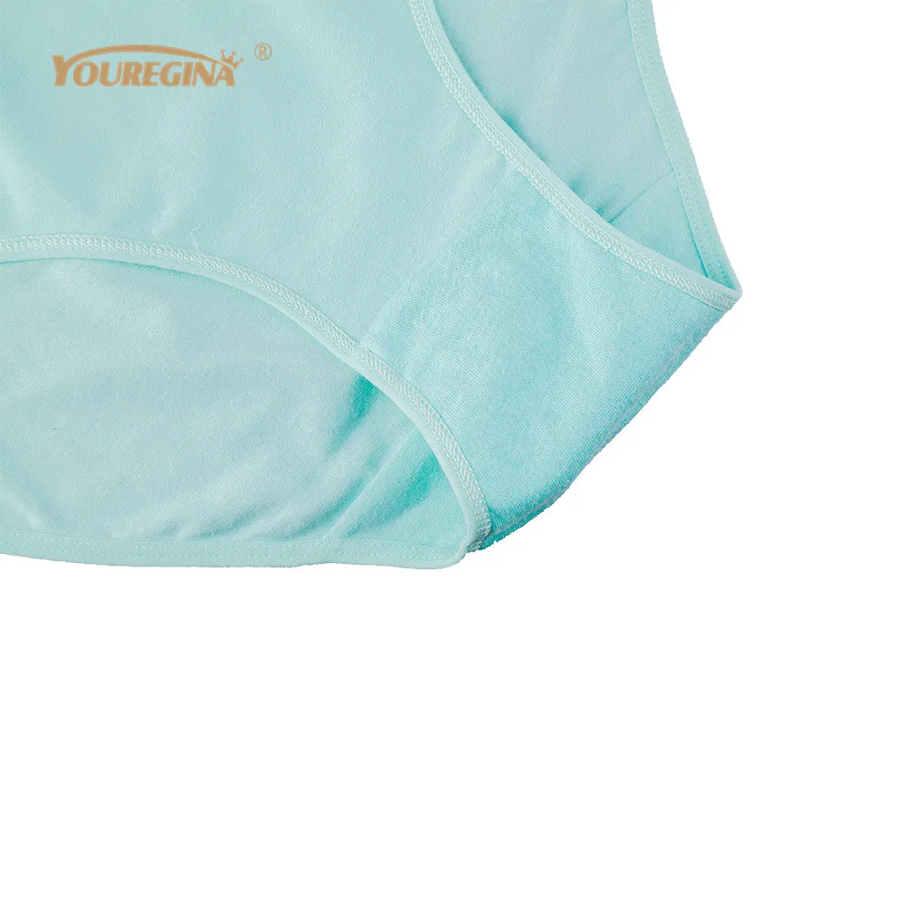 YOUREGINA Lady Panties Women Underwear Plus Size Cotton High Waist Briefs Ladies Panties Knickers Intimates for Women 6 pcs/lot