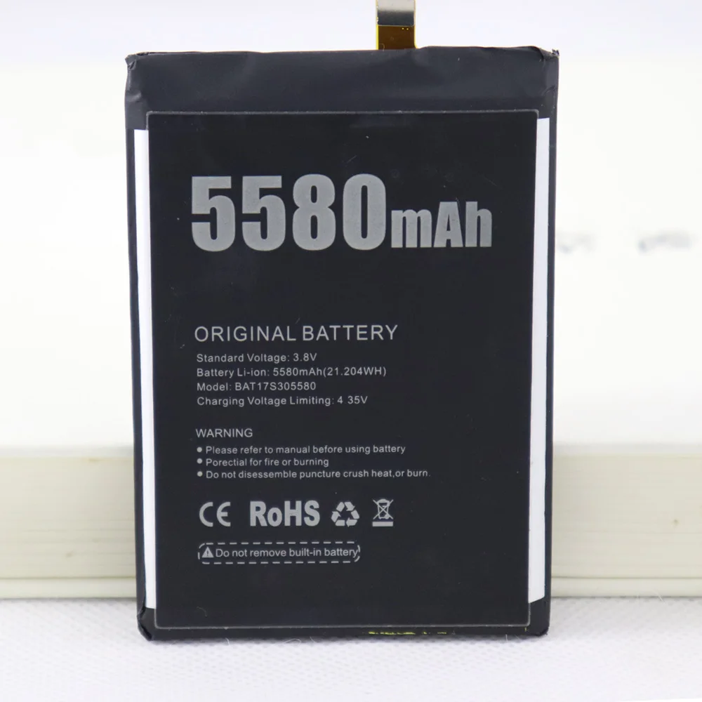 2 шт./лот S30 S 30 аккумулятор для телефона Doogee BAT17S305580 5580 мАч Полимерные литий-ионные