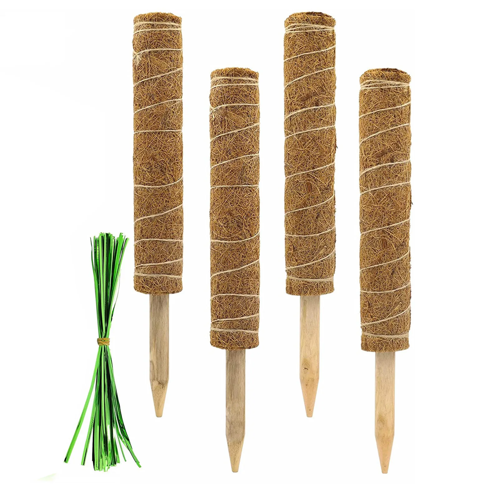 

Pepper Plants Stick Stakes Coir Moss Climbing Plant Plant Moss Poles Supports Pole Scindapsus Rod Patio Lawn & Sunny Grass