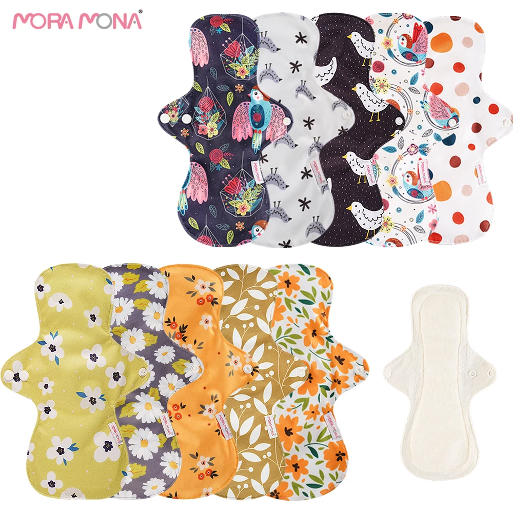 

Женские Водонепроницаемые подкладки Mora Mona из бамбукового волокна 10 шт./компл.