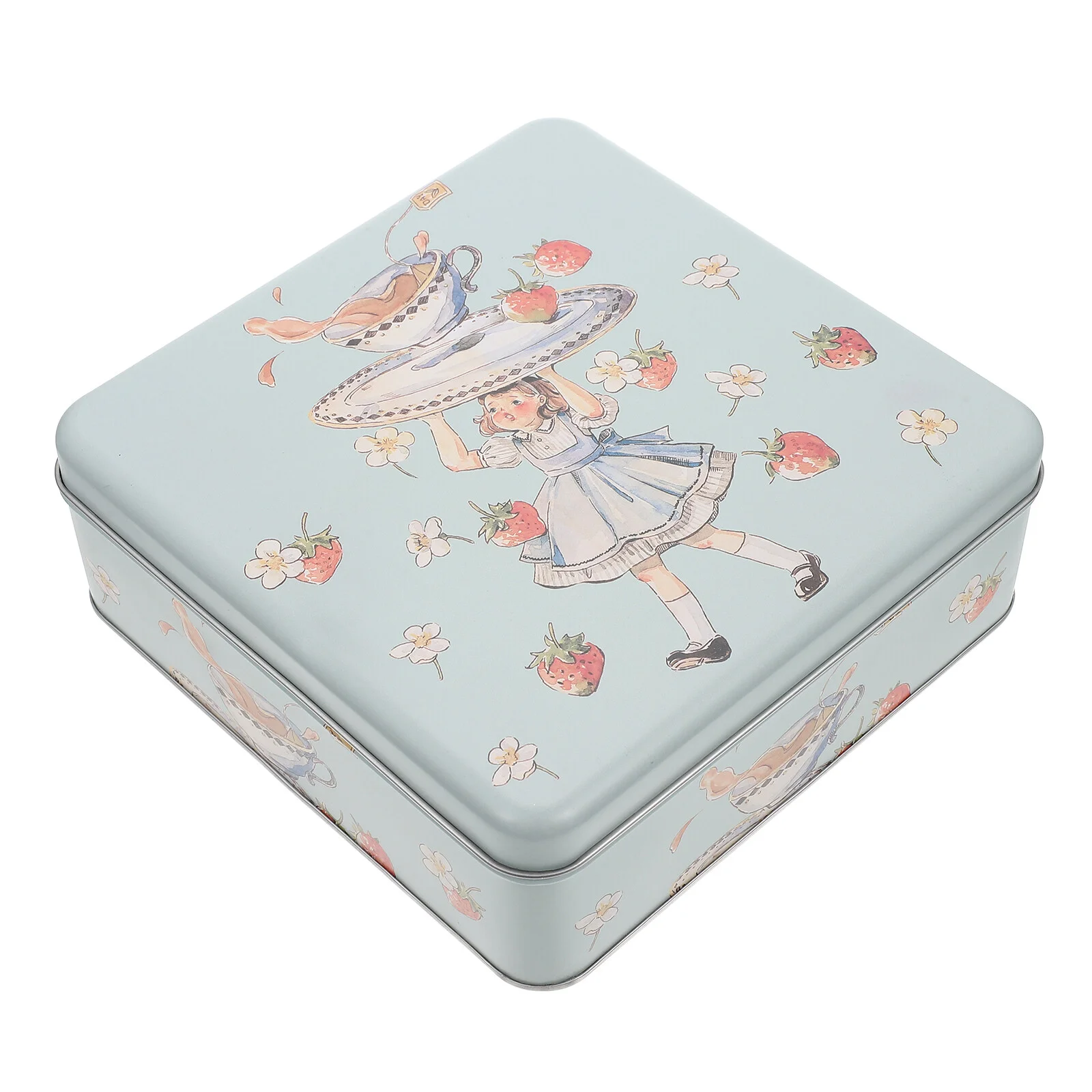 

Biscuit Tin Box Iron Candy Jar Go Food Containers Lids Storage Jar Candy Cake Sweets Packing Iron Gift Rack