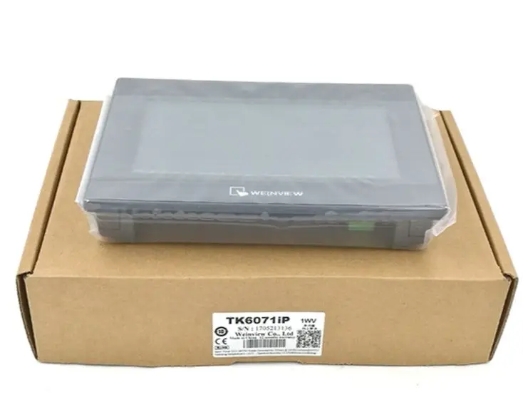 

TK6071IP WEINVIEW Замена TK6070iP сенсорный экран, 7 "TFT 800x480 32 бит RISC ЦП 400 МГц Оригинальный Новый HMI
