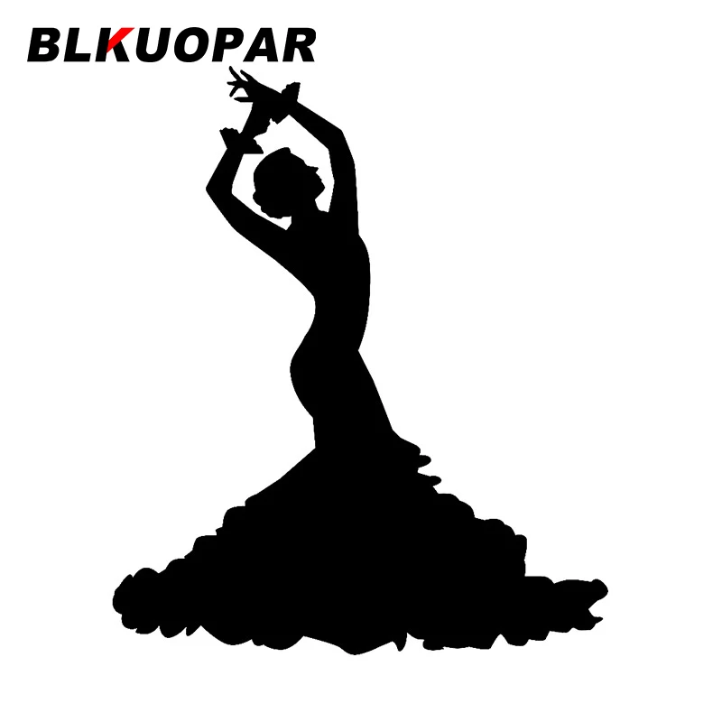 

BLKUOPAR для женщин фламенко автомобильная наклейка забавная окклюзия царапин наклейка водостойкая лобовое стекло мотоцикла доска для серфинга виниловая автомобильная пленка