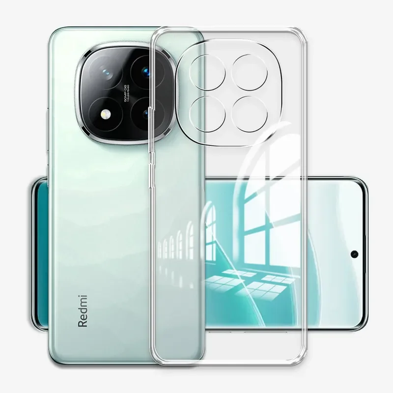 Для Redmi Note 14 Pro 5G чехол Прозрачная мягкая силиконовая фотография для Xiomi Note14ProPlus 14Pro