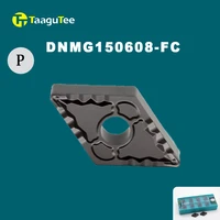 10pcs dnmg150608 fc tt4125 external turning tool high quality carbide insert hard alloy blade cnc lathe cut