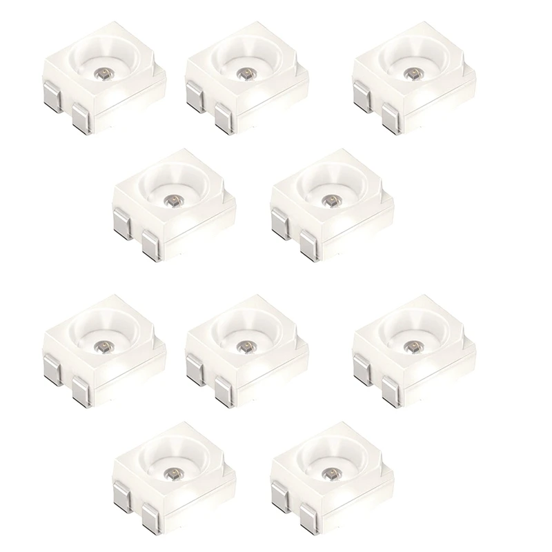 

1000 шт., 3528 янтарно-желтые фонарики заднего хода, 0,1 нм + нм, 50 мА 2 в Вт, двухцветные фонарики