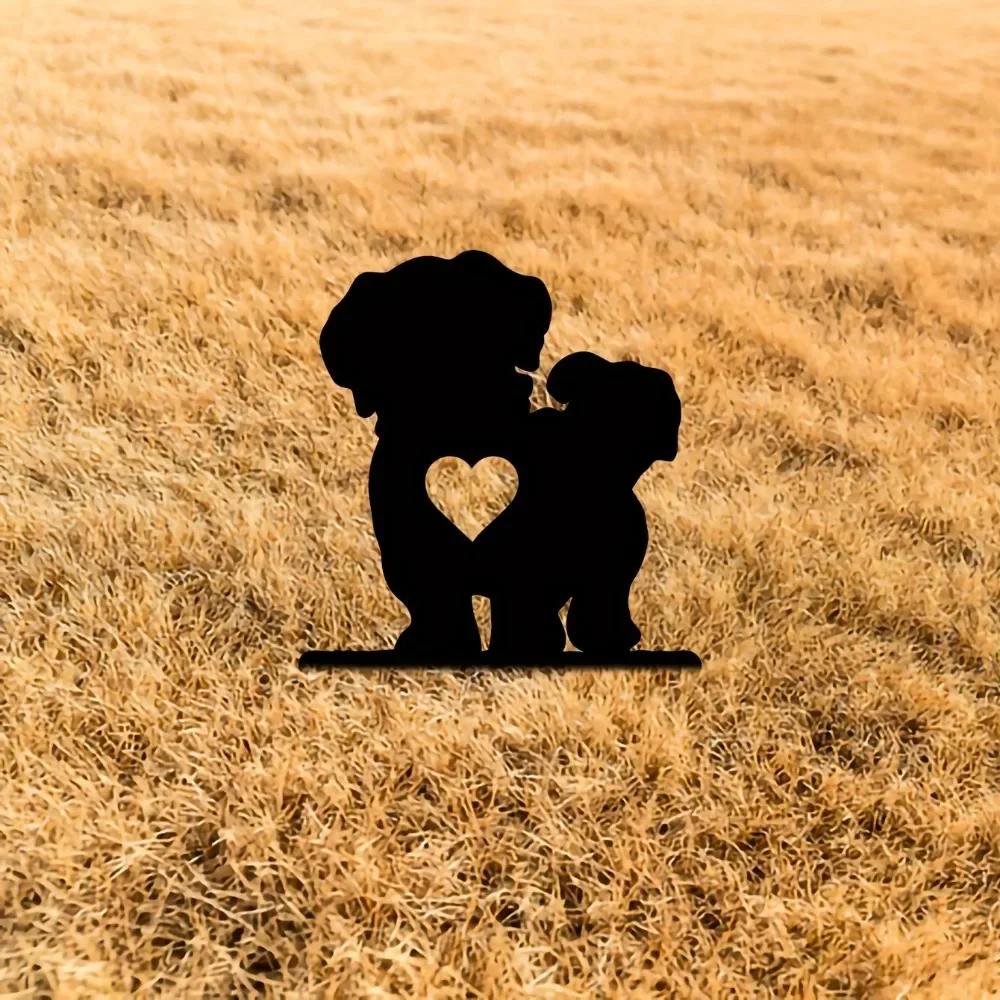 Большая Металлическая Садовая Подставка С Собачьим Хвостом Художественный