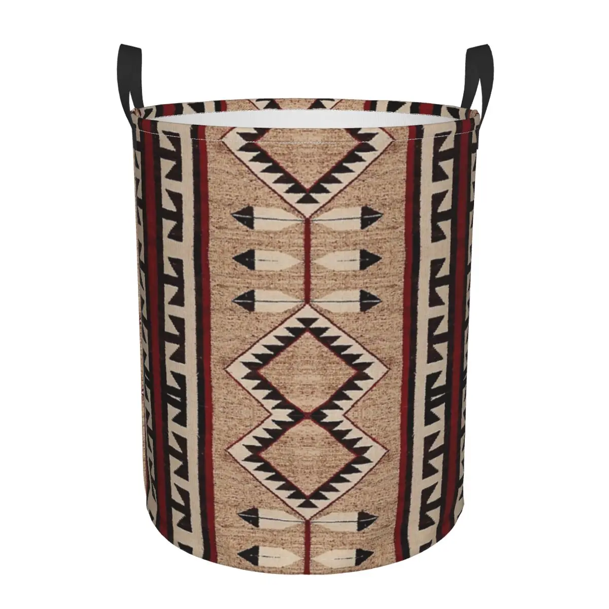 

The Eternal Navajo Pattern Dirty Laundry Baskets Foldable Large Waterproof Clothes Toy Sundries Storage Basket Waterproof Bucket