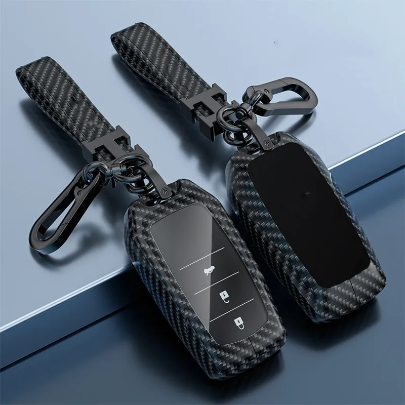 

Car key case for toyota rav4 2011 2012 2013 2014 2015 2016 2017 2018 2019 2020 cover Accessories Car-Styling Holder Shell