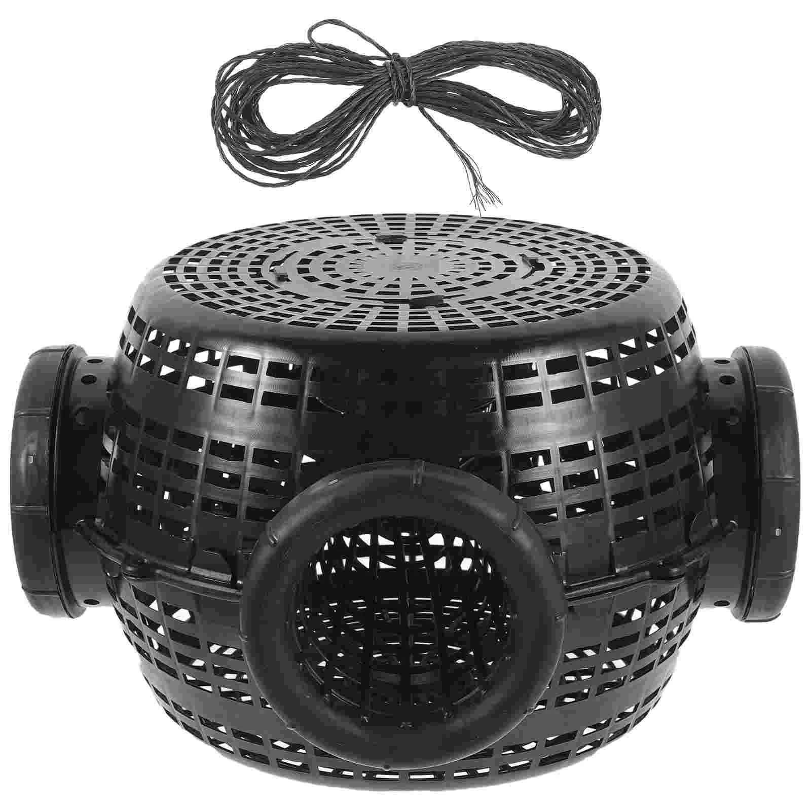 Рыболовная клетка ловушка для крабов лобстеров многоразовая сетка ловушки