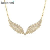 luoteemi angles wings fashion crystal cubic zirconia tennis bracelets for women free shipping wholesale gifts pulseras mujer