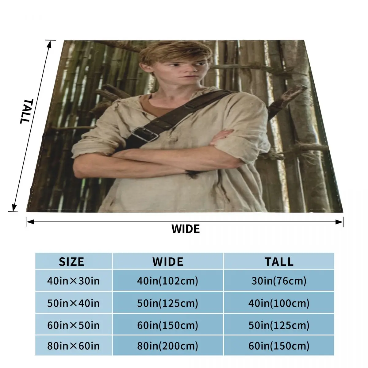 The Maze Runner — Newt ультрамягкое одеяло из микрофлиса