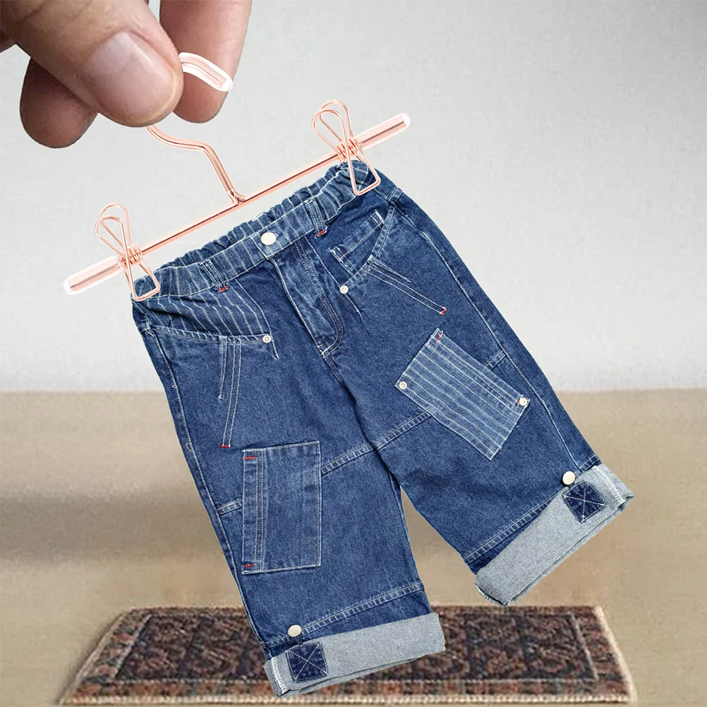 

6Pcs Miniature Hangers Clothes Hangers Garment Hangers Mini Clothing Hangers Household items