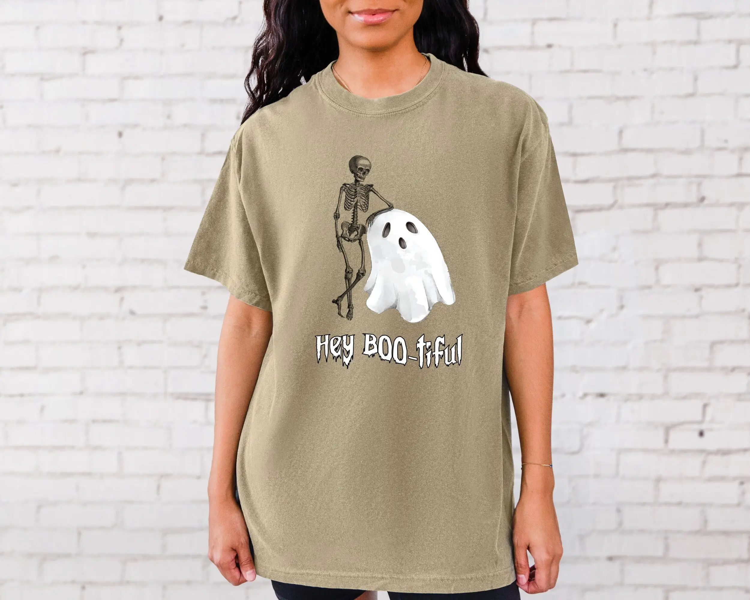 Футболка Comfort Colors Hello Boo Tiful милая забавная футболка на Хэллоуин жуткий ComplimenT