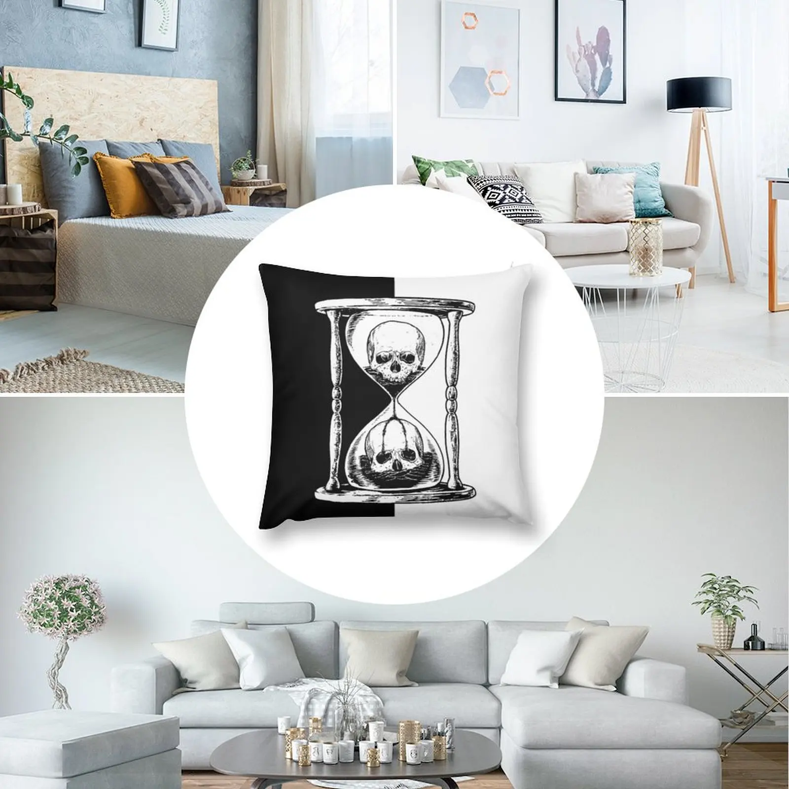 Подушка с вышивкой unus annus