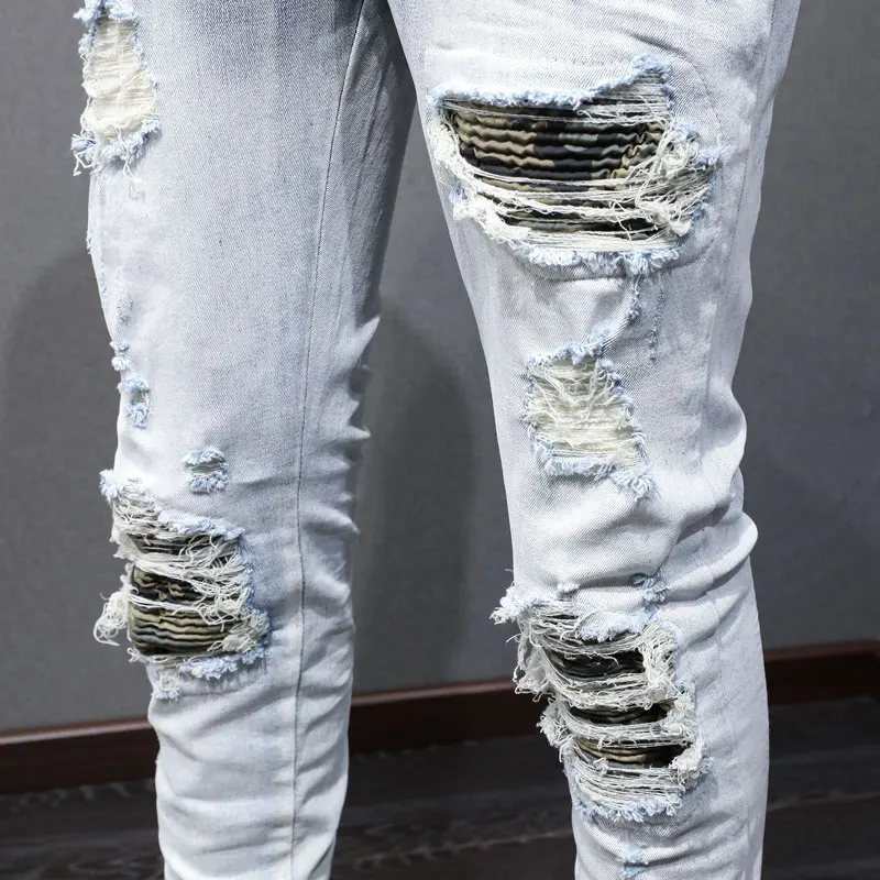 Рисунок 6 - Джинсы мужские Стрейчевые в стиле ретро