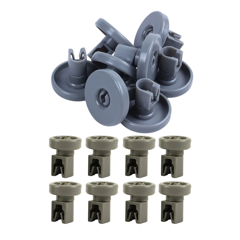

16Pcs Upper Basket Rollers For Dishwasher, For Aeg Favorit, Privileg, Zanussi, Etc - 8Pcs 40Mm & 8Pcs 25Mm