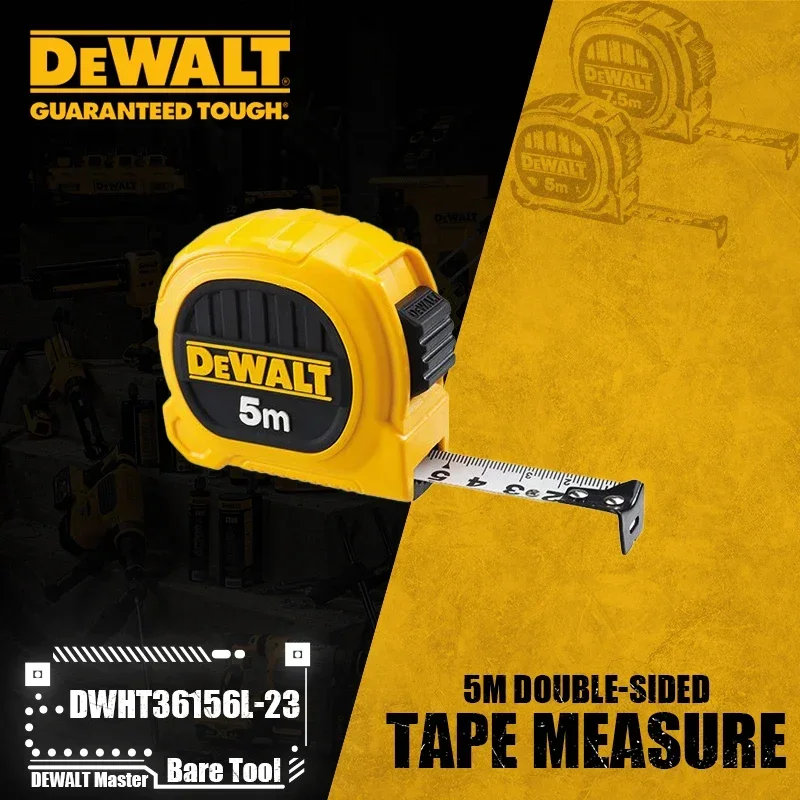 

DEWALT DWHT36156L-23/DWHT36158L-23 Двусторонняя рулетка 5M 7,5M
