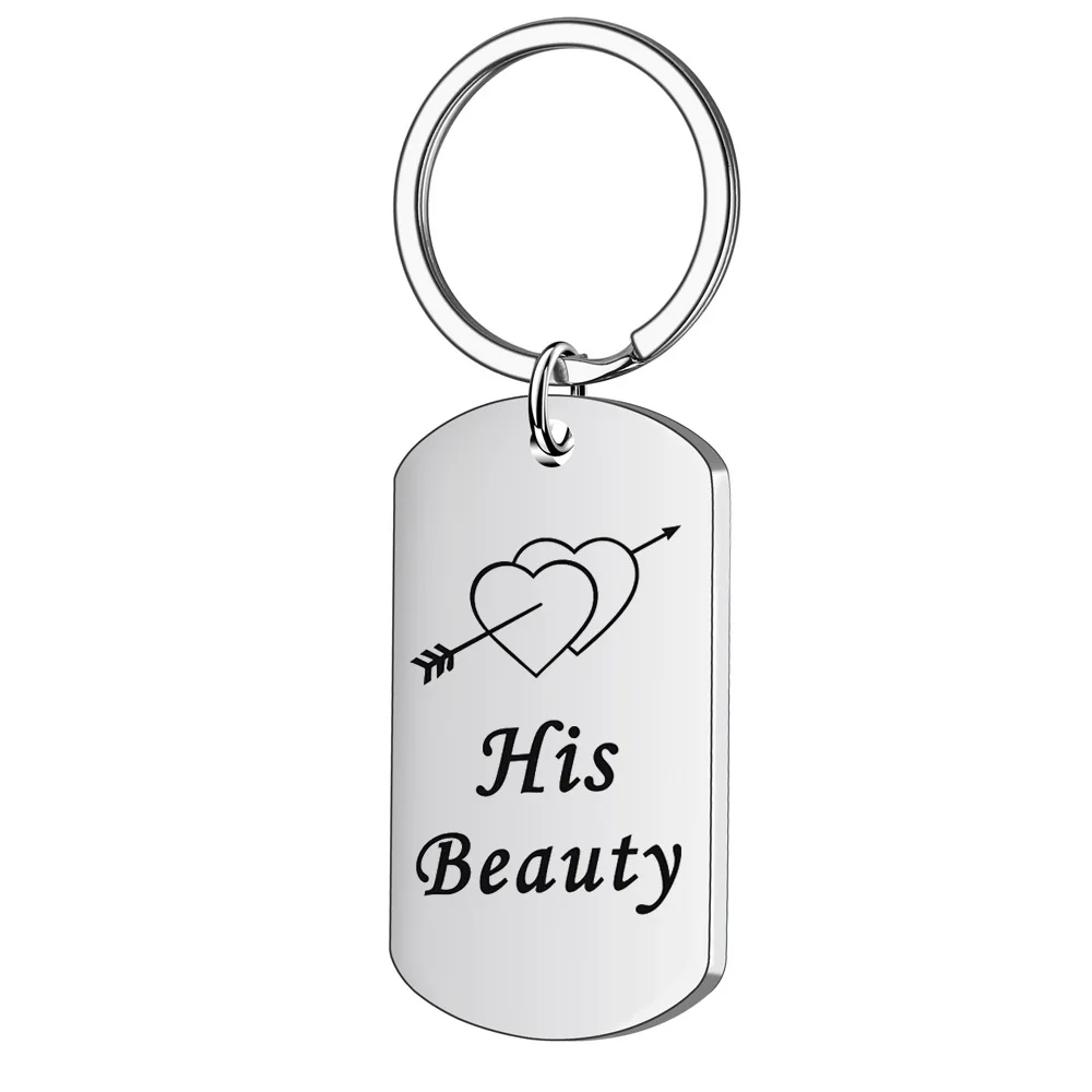 

DIY Keychain Personalized Keychain Hand Carved Keyring Gift for Boyfriend Girlfriend Private Custom Engraving Key Chain