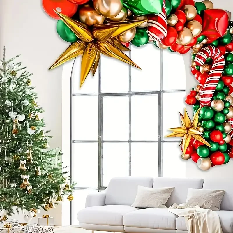 85 шт. красно-зеленые рождественские квадратные подарочные коробки