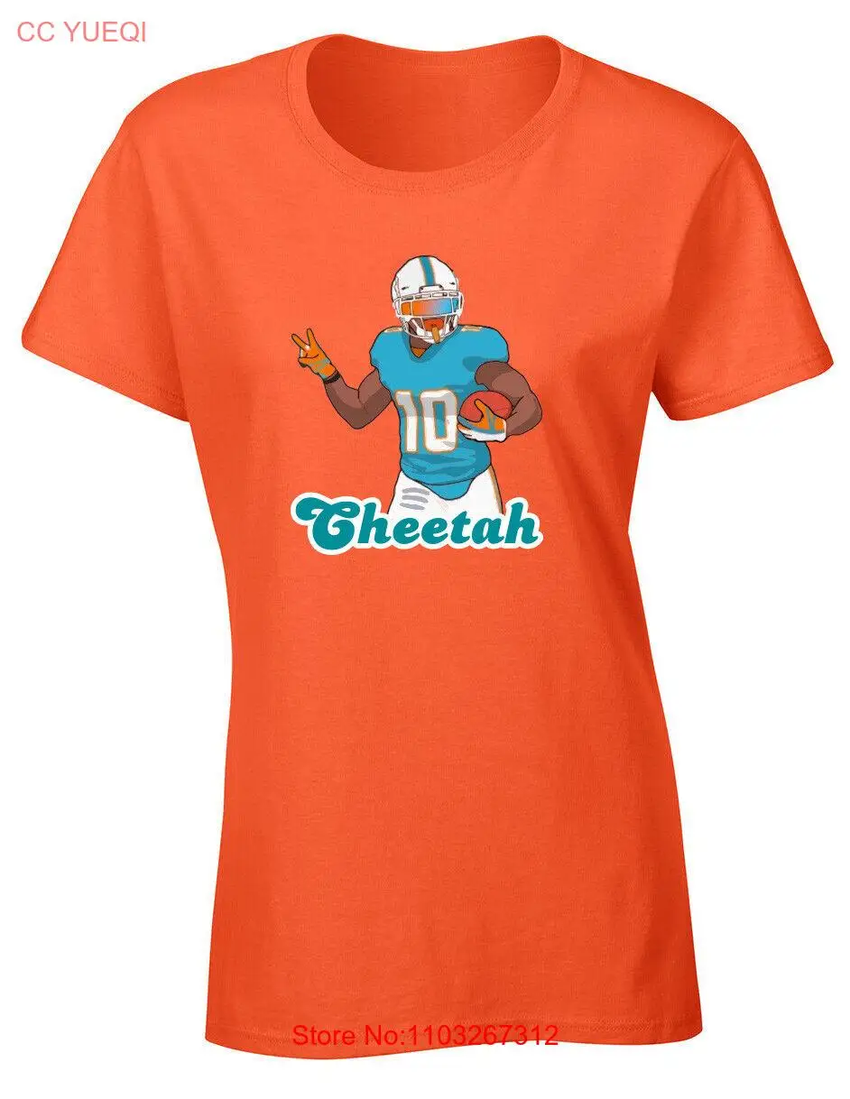 Женская футболка с логотипом Tyreek Hill Cheetah