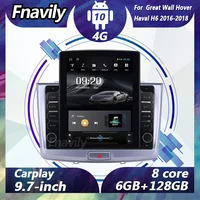 fnavily android 10 car radio for great wall hover haval h6 video navigation dvd player car stereos audio gps dsp bt 4g 2016 2018