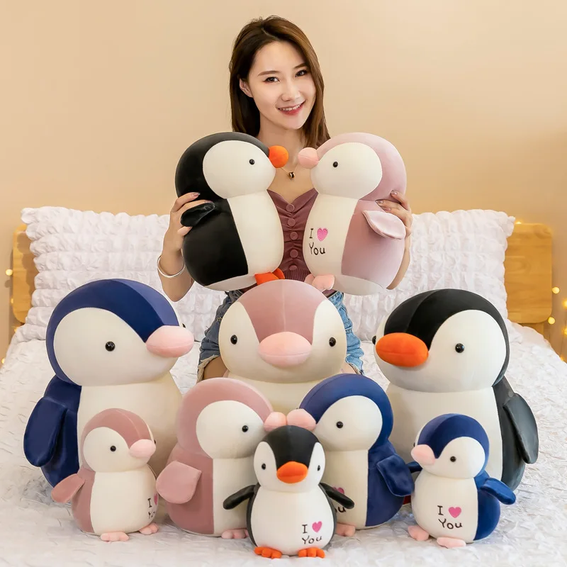

Penguin Plush Toys Stuffed Soft PP Cotton Cute Animals Doll Pillow Hugs For Children's Girl Birtheday Room Decor Plushie Gifts