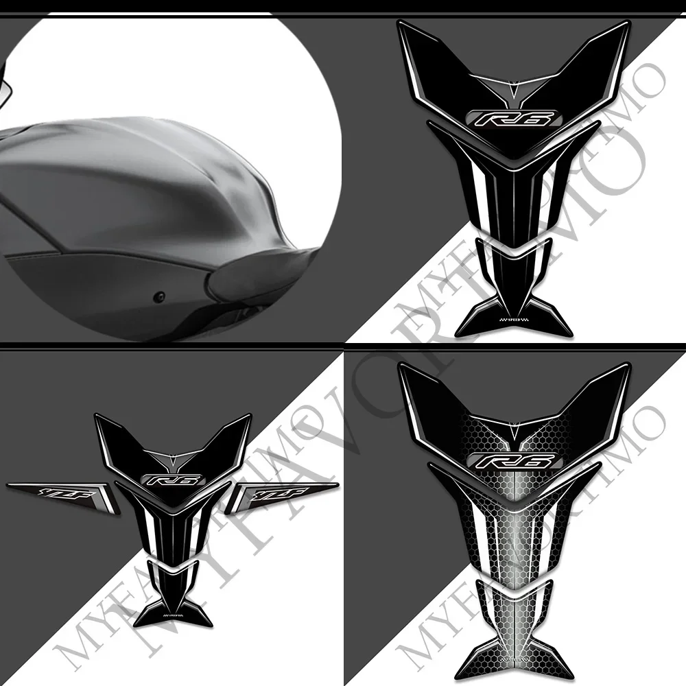 Защитные наклейки для мотоцикла YAMAHA YZF-R6 YZF R6 YZFR6 эмблема значок логотип комплект