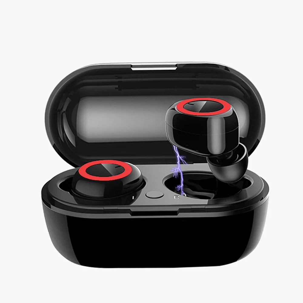 

TWS-наушники Y50 с поддержкой Bluetooth и зарядным устройством