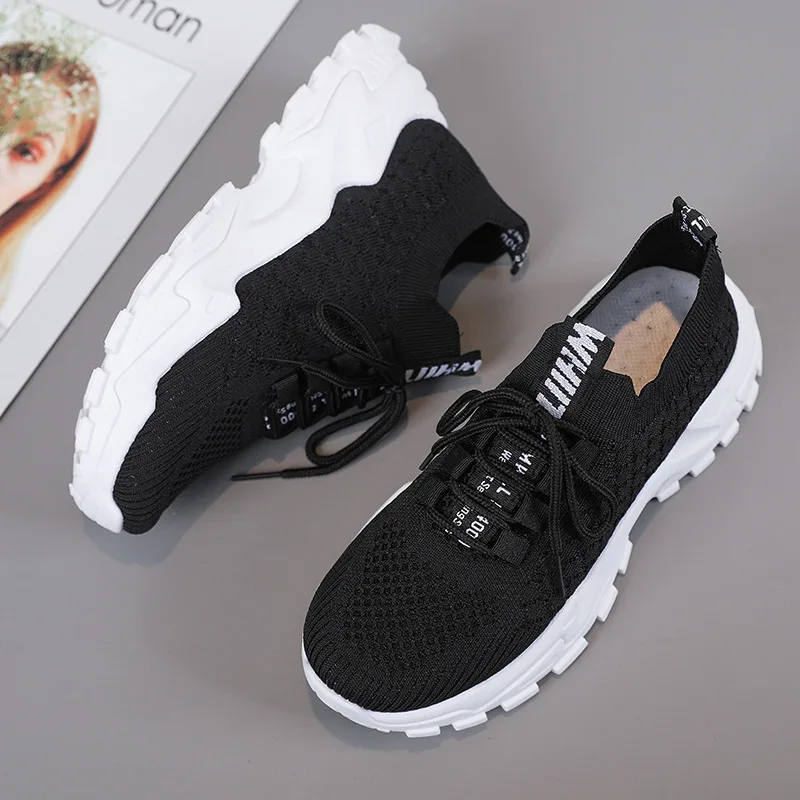 Women Flat  Shoes Slip on White Woman Lightweight White Sneakers Summer Autumn Casual Chaussures Femme Basket Flats Shoes