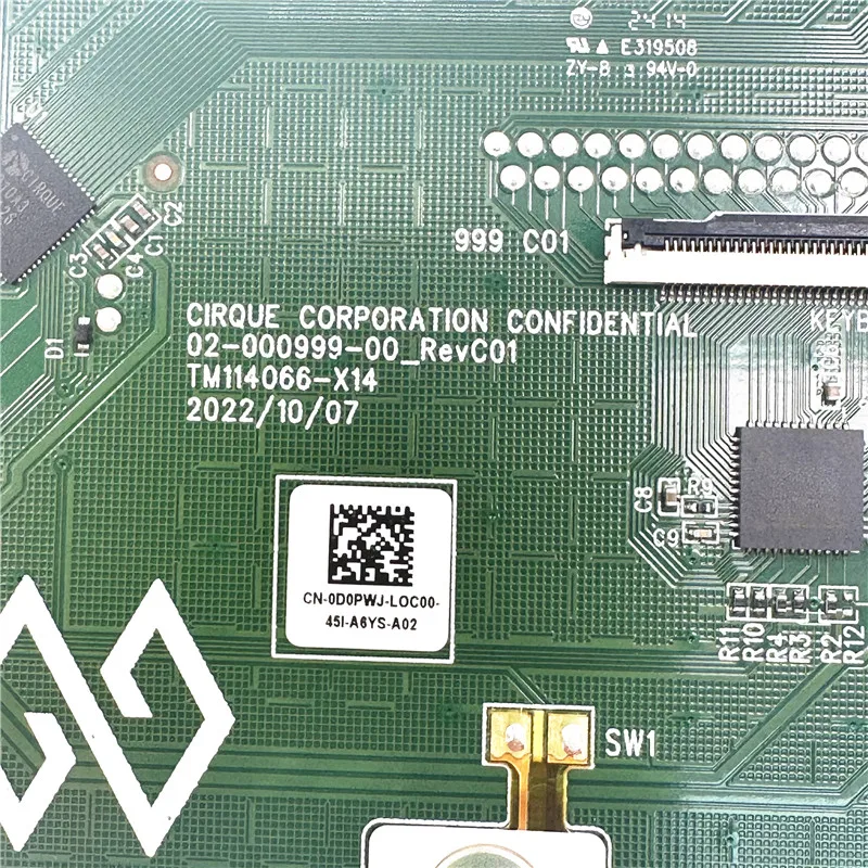 Для Dell Latitude 5440 5450 E5440 E5450 Precision 3480 3490 M3480 Touchpad TP маленькая плата коврик для мыши 0D0PWJ