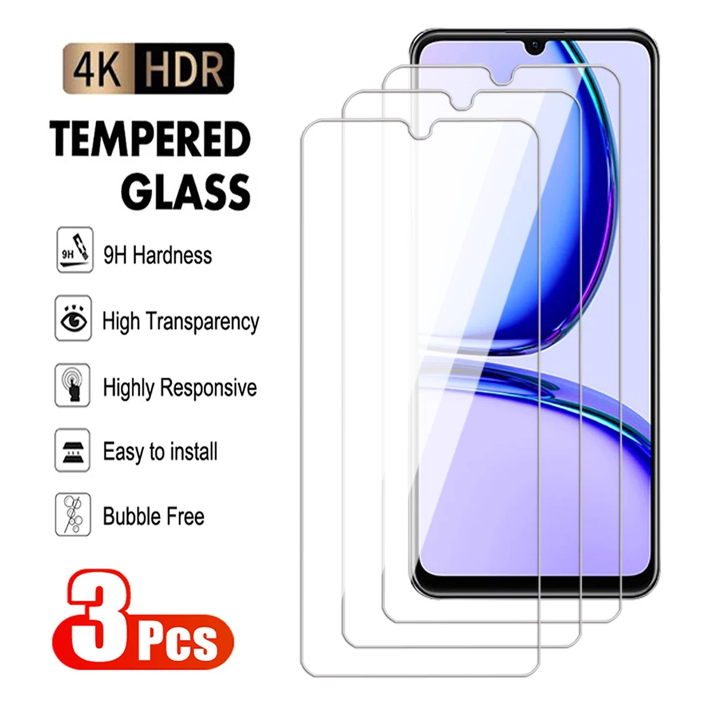 Защитная пленка для экрана Realme C51 C53 C55 C30 C31 C33 C35 C20 C21 C25 закаленное стекло C25s C30s