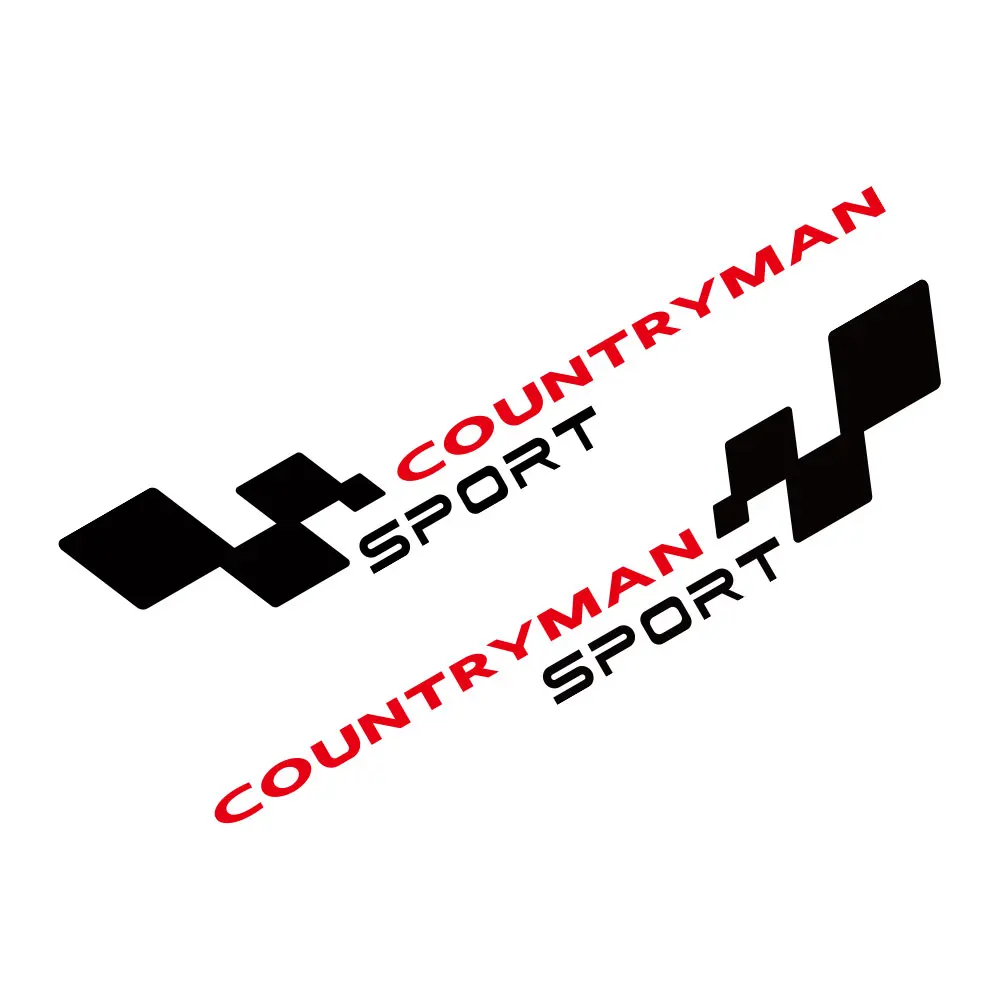 

Наклейки на корпус автомобиля, 2 шт., наклейки на боковые двери для Mini John Cooper R55 Countryman R60 R56 Clubman Cooper R61 R59, аксессуары