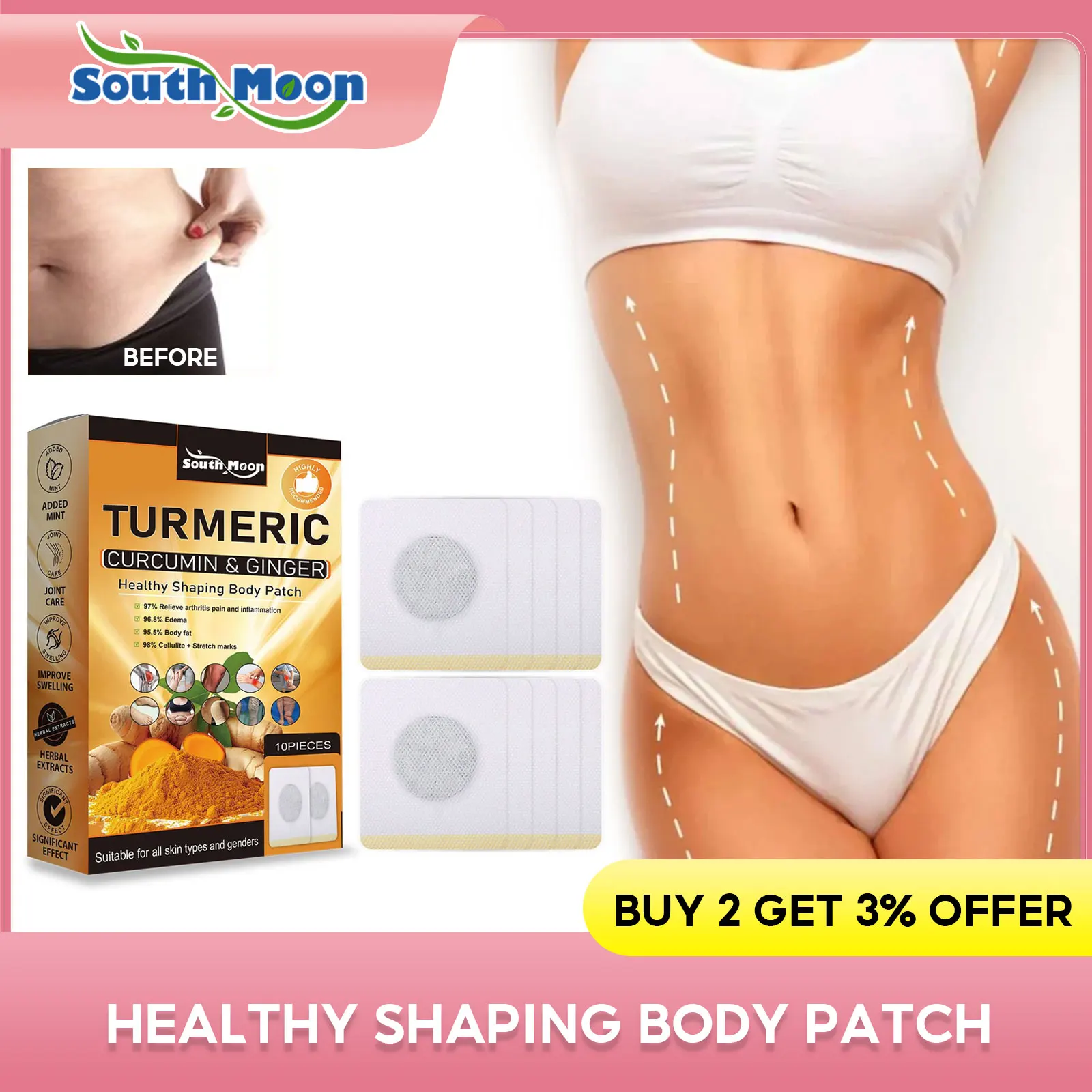 Пластырь для сжигания жира антицеллюлитное средство устранения отеков