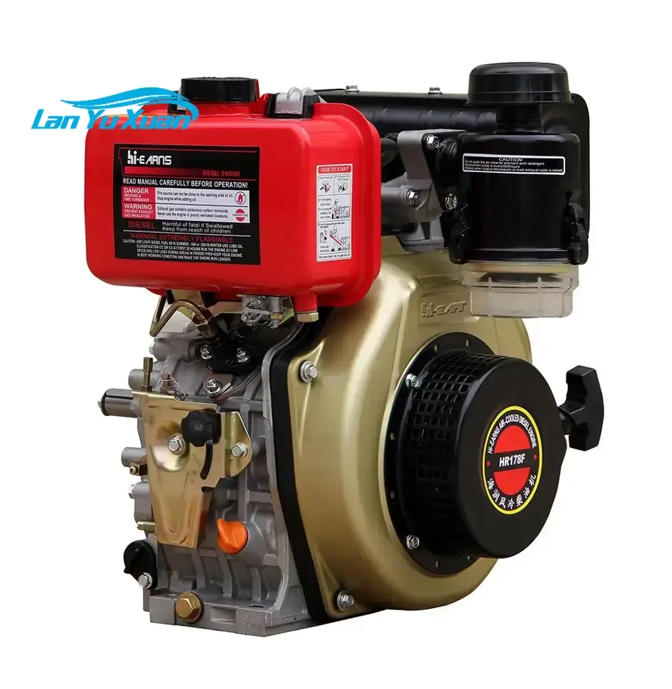 hiearns 178FS single cylinder die·sel engine Small tractor 1800RPM air-cooled