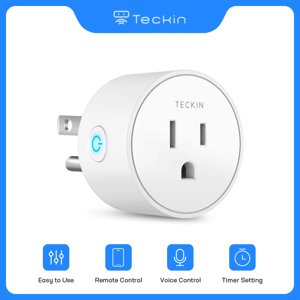 

Смарт-розетка Teckin SP10 с Wi-Fi и голосовым управлением