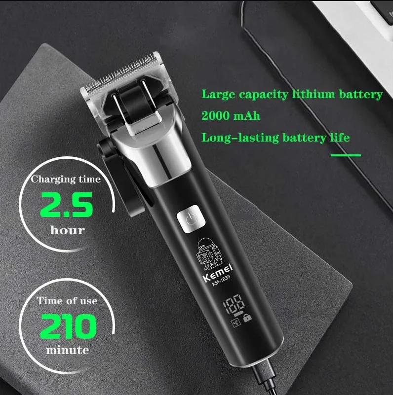 Kemei Профессиональная Электрическая Машинка Для Стрижки Волос