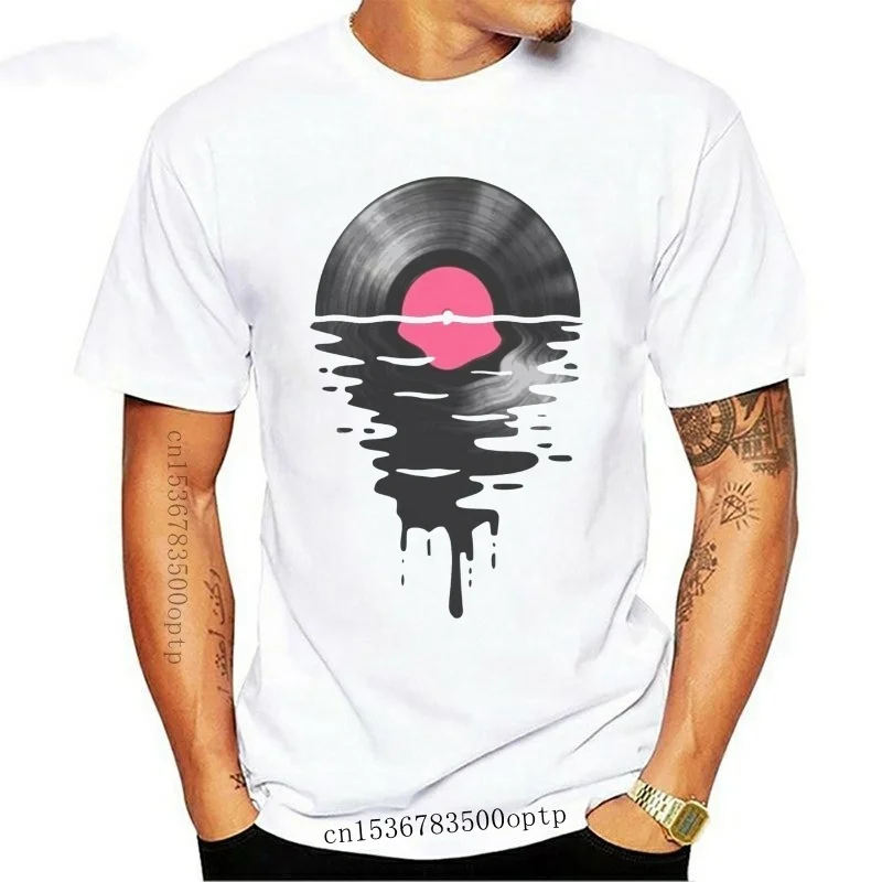 

VINYL MELTING T-SHIRT RECORD OLD SKOOL DJ