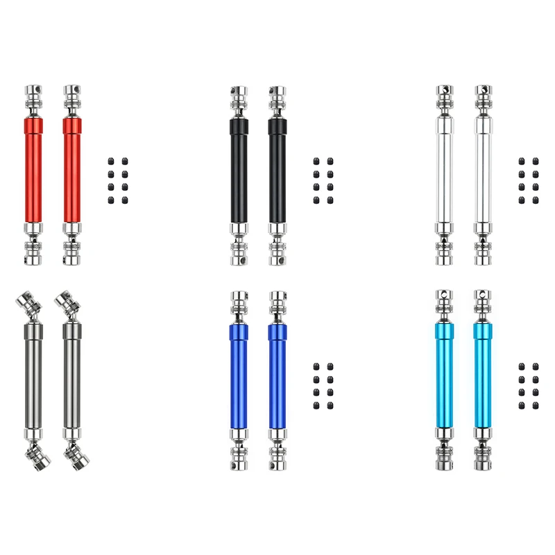 

2PCS CVD Drive Shaft 110-160Mm For 1/10 Rock SCX10 90046 Traxxas Trx4