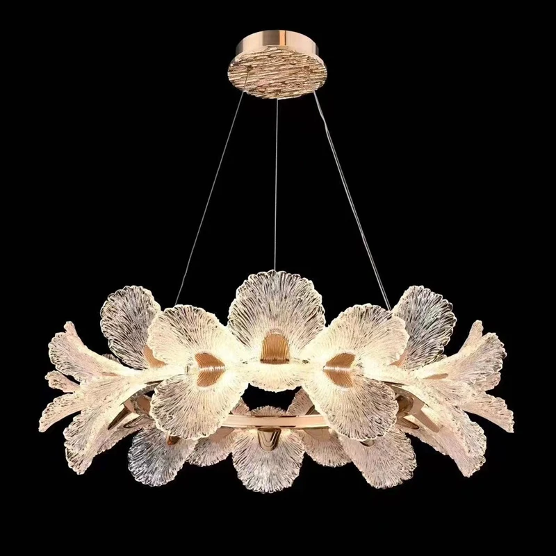 

Подвесная люстра Yue Huqin белая