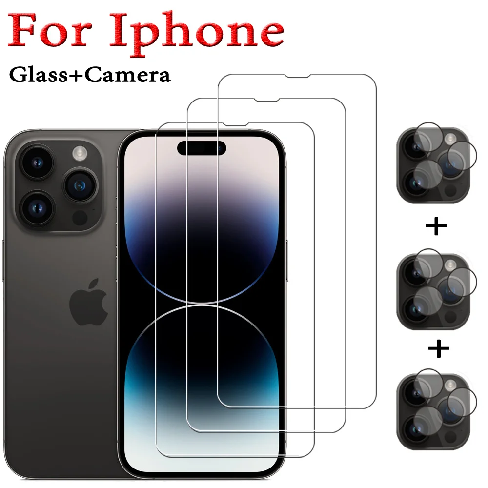 

1~3PCS,Screen Protector For iphone 14 pro Tempered Glass iphone14 plus i phone 14pro Glass aifone/iphone 14 pro max Clear Film