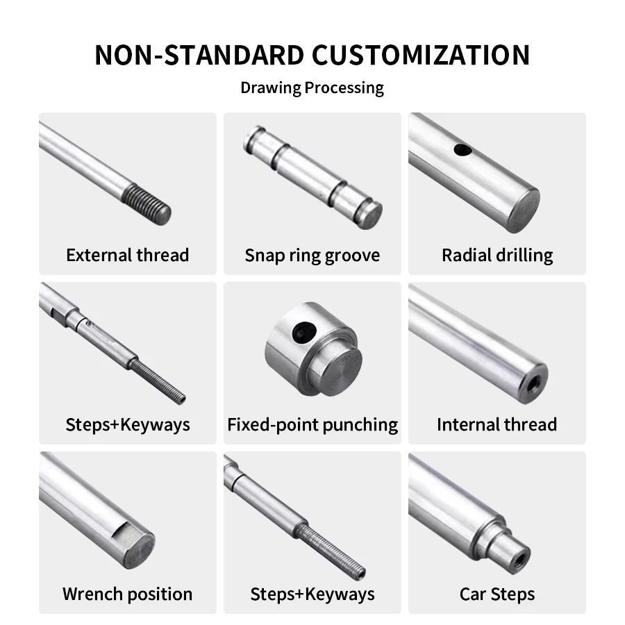 Оптическая ось наружный диаметр 15/16/17/18/19/20/22/24/25 мм линейный жесткий вал