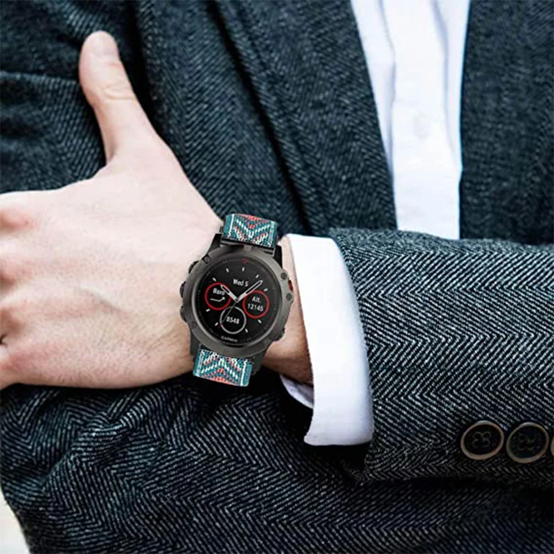 Новый Эластичный Плетеный ремешок Essidi 20 мм для Garmin Fenix 7s 6s Pro 5s Plus спортивный