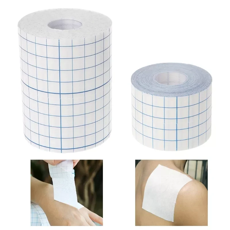 

free shipping Hypoallergenic Nonwoven Adhesive Wound Dressing Medical Fixation Tape Bandage