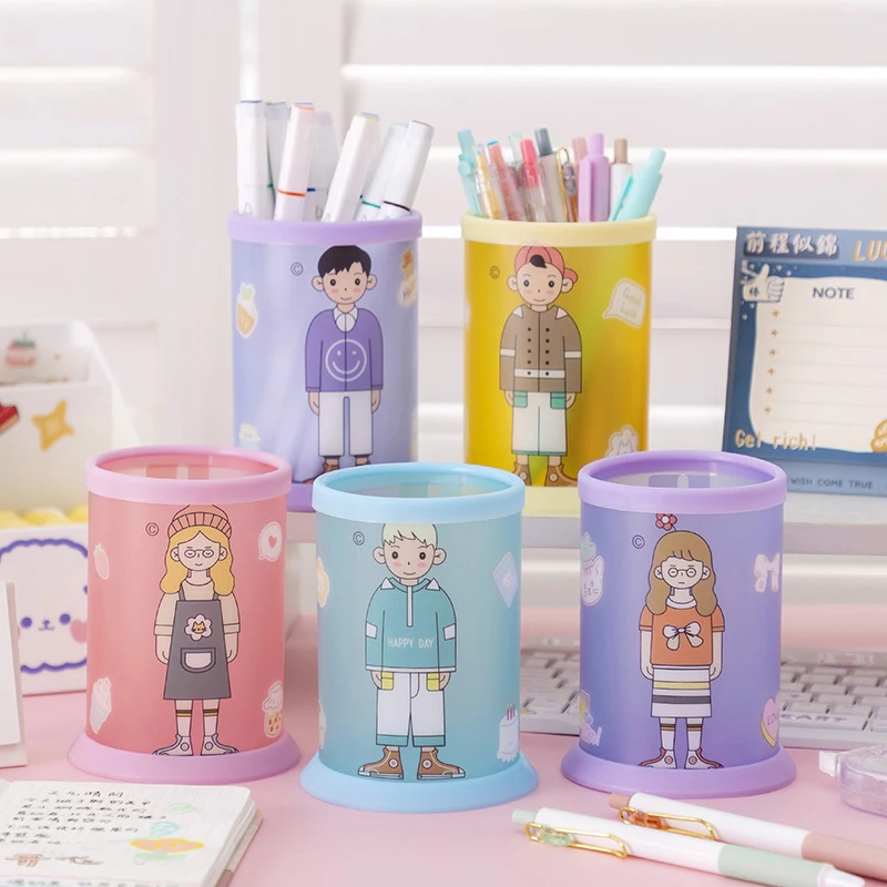 

Cute Cartoon Pencil Holder Cute Pen Holder Stands Desk Organizer Accessories For Kids Gift Office Stationery Accessories