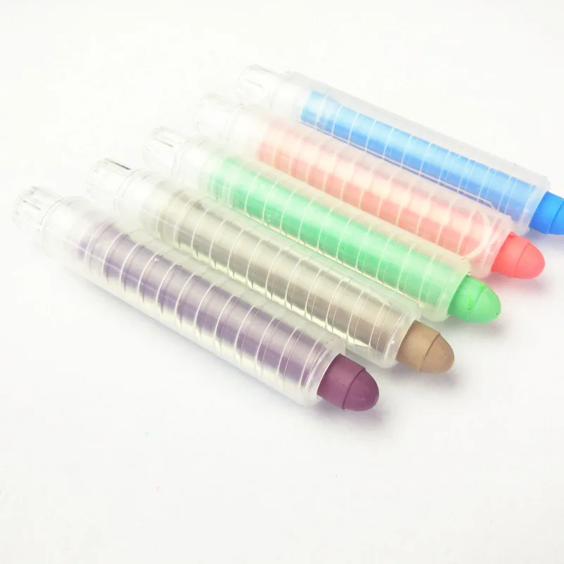 

Transparent Chalk Clip Rotary Non-dirty Hands Environmentally Friendly Chalk Holder Teacher Teaching Educational School Supplies