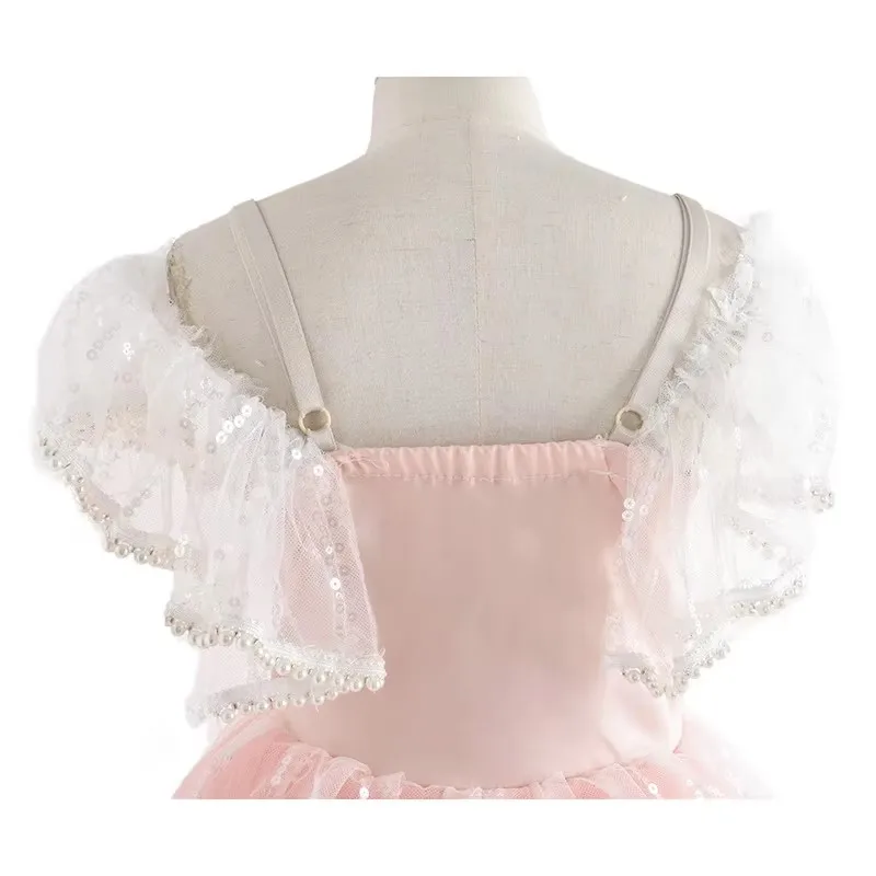 Профессиональное балетное танцевальное платье-пачка Жизель для девочек и женщин