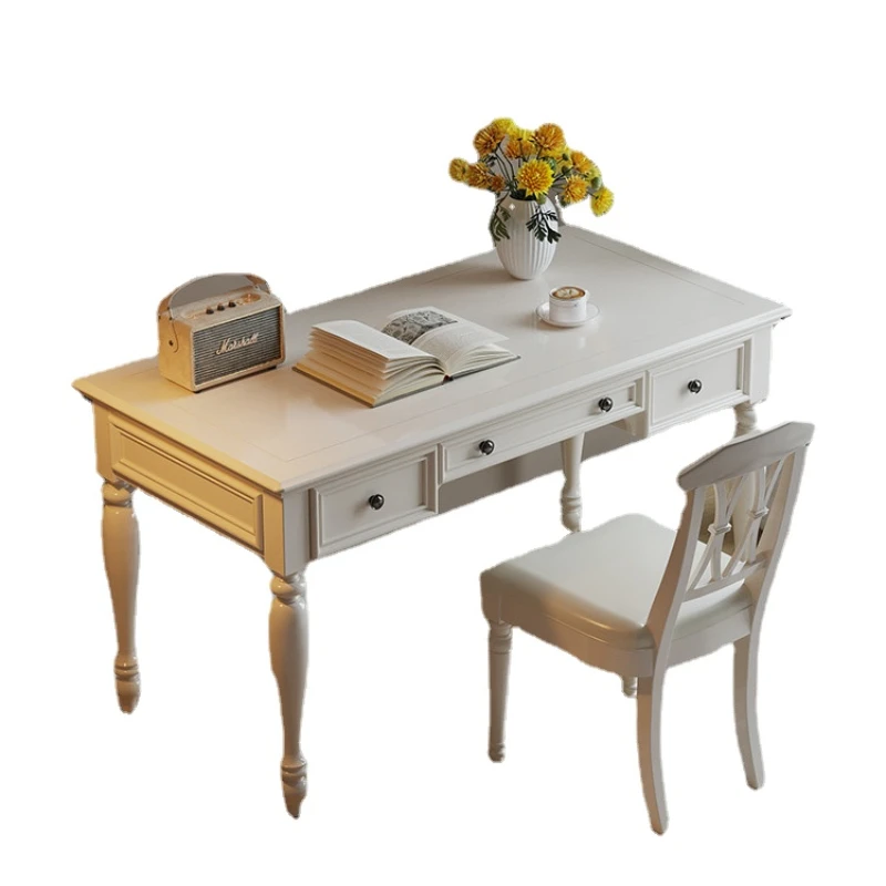 

TLL Learning Desk Chair Combination American Computer Desk Writing Desk